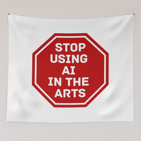 Item preview, NO AI IN THE ARTS designed and sold by ThatsDramatic.