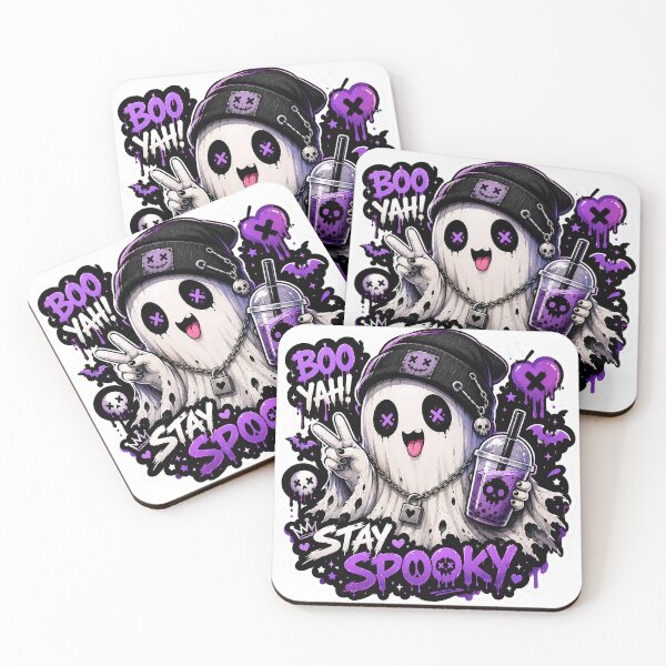 Item preview, Cute Gothic Ghost Reaper Sticker | Kawaii Spooky Purple Aesthetic | Too Cute to Haunt designed and sold by NorthernDk_art .