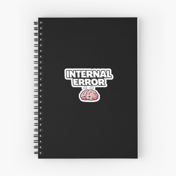 Item preview, Internal Error Funny Brain Sticker designed and sold by WestonStudio.