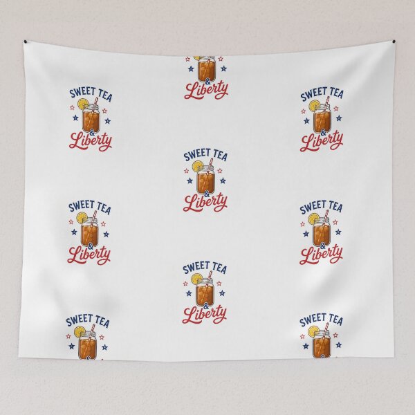 Item preview, Sweet tea & Liberty- patriotic design designed and sold by RahRahsCreation.