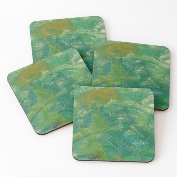 Item preview, Emerald Green Impressionist Garden Light designed and sold by artofuniverse.