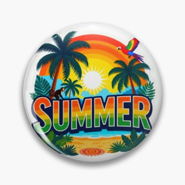 Item preview, Summer Tropical Paradise Rainbow Beach Vacation Design designed and sold by ExploreAura Studio.
