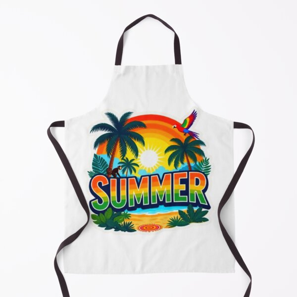Item preview, Summer Tropical Paradise Rainbow Beach Vacation Design designed and sold by ExploreAura Studio.