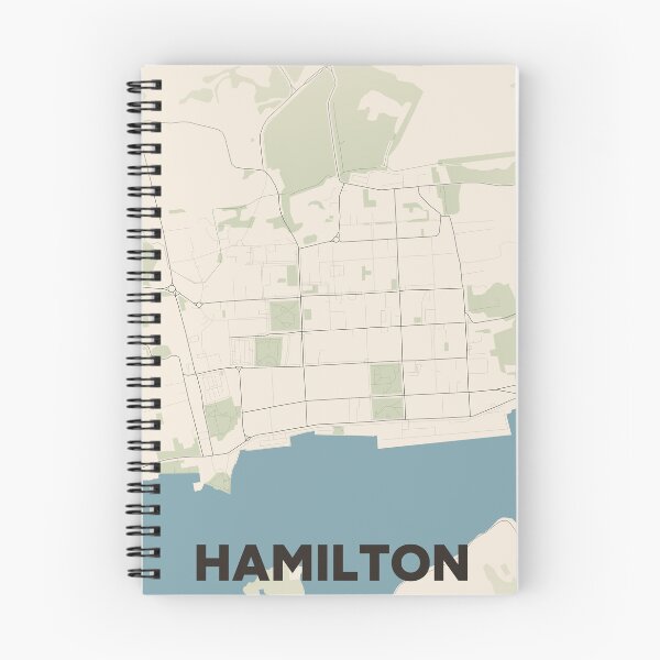 Item preview, Hamilton Bermuda Map designed and sold by MapsNerd.