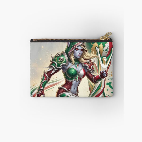 Item preview, Sylvanas Windrunner Italy Football Jersey - Banshee Queen Soccer Emblem V2 designed and sold by InspirAI.