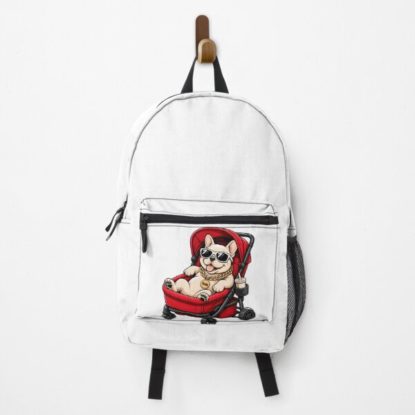 Item preview, Relaxed French Bulldog In Wagon designed and sold by MischiefPaws.