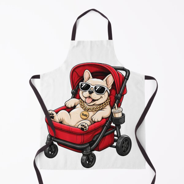Item preview, Relaxed French Bulldog In Wagon designed and sold by MischiefPaws.