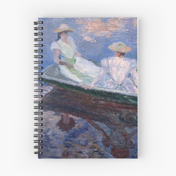 Item preview, Young Girls in a Boat at Sunset designed and sold by artofuniverse.