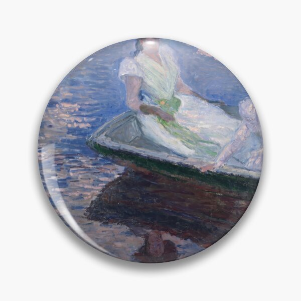 Item preview, Young Girls in a Boat at Sunset designed and sold by artofuniverse.