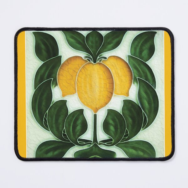 Item preview, Vintage Art Nouveau tile : lemons designed and sold by ImageMagic2024.