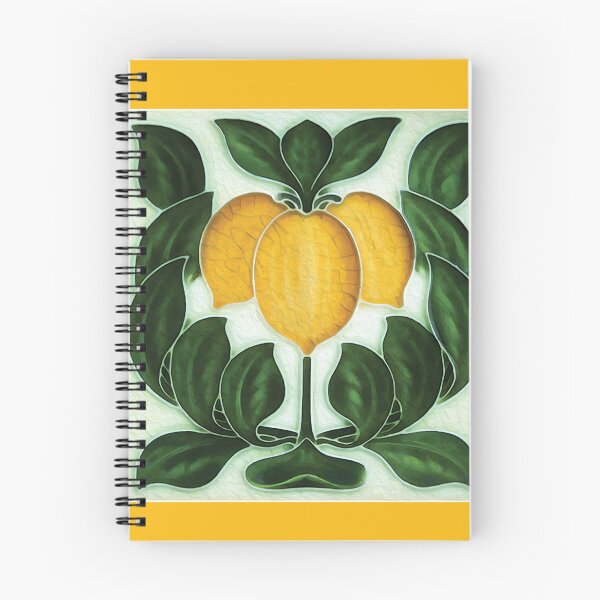 Item preview, Vintage Art Nouveau tile : lemons designed and sold by ImageMagic2024.