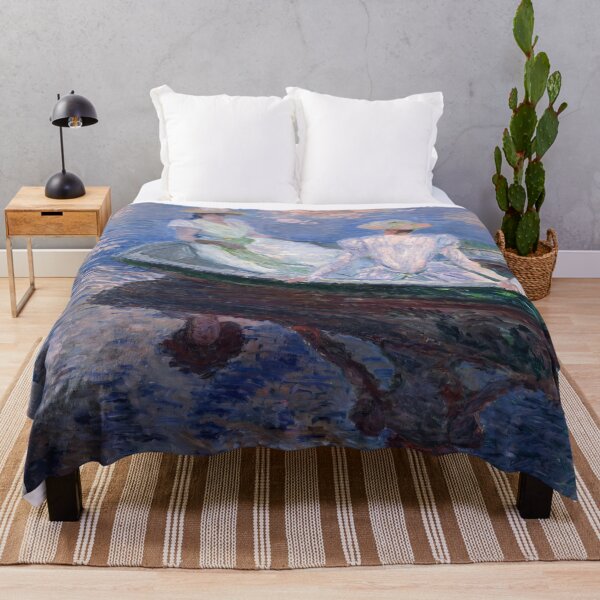 Item preview, Young Girls in a Boat at Sunset designed and sold by artofuniverse.