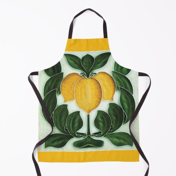 Item preview, Vintage Art Nouveau tile : lemons designed and sold by ImageMagic2024.