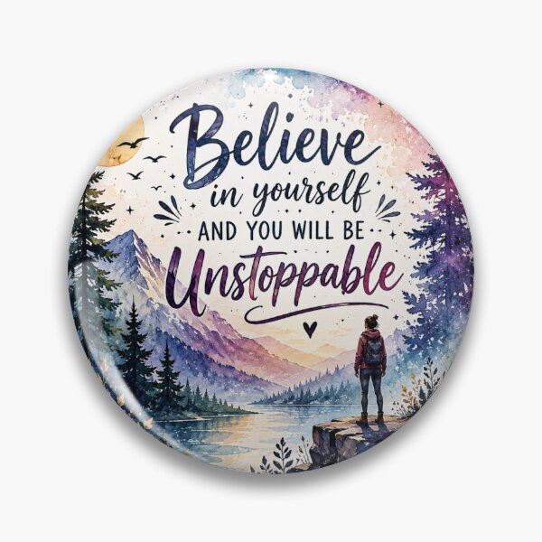 Item preview, Believe In Yourself Inspirational Sticker designed and sold by Spontane Minds.