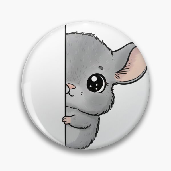 Item preview, Cute Peeking Chinchilla designed and sold by MKDSN.