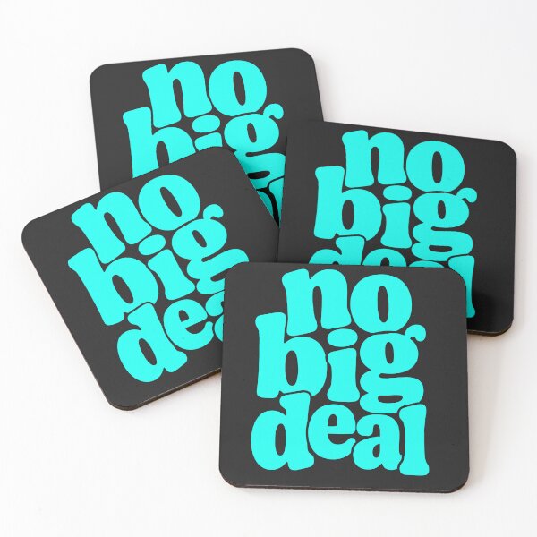 Item preview, No Big Deal - Trendy Aesthetic Retro Typography designed and sold by alizvisions.