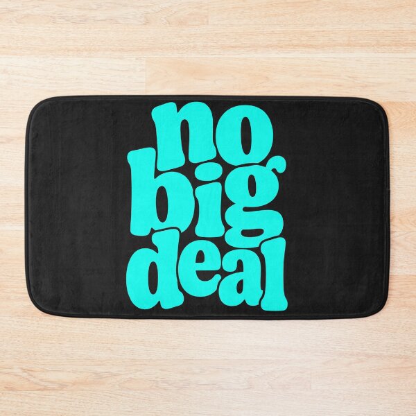 Item preview, No Big Deal - Trendy Aesthetic Retro Typography designed and sold by alizvisions.