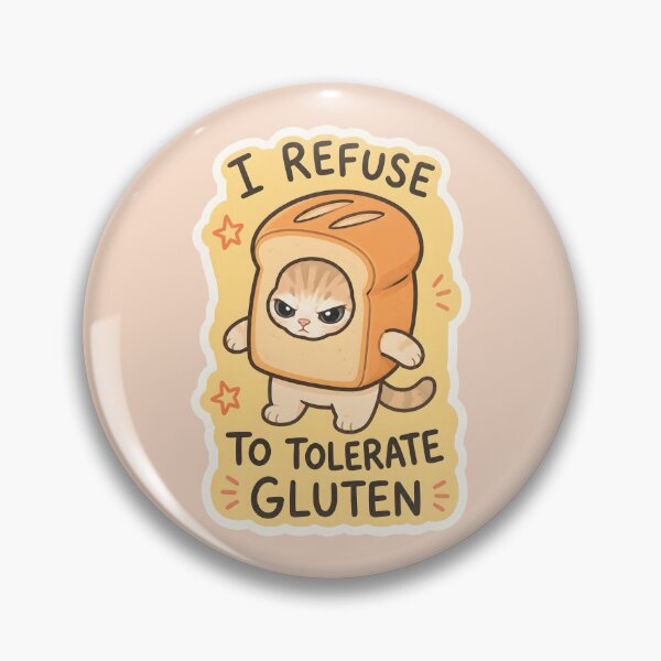 Item preview, I Refuse To Tolerate Gluten - Funny Celiac designed and sold by thecatcouch.