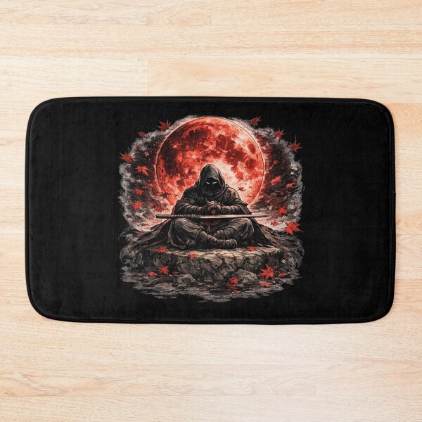 Item preview, Blood Moon Ronin Ninja Samurai Meditation designed and sold by MagicMakerPh.