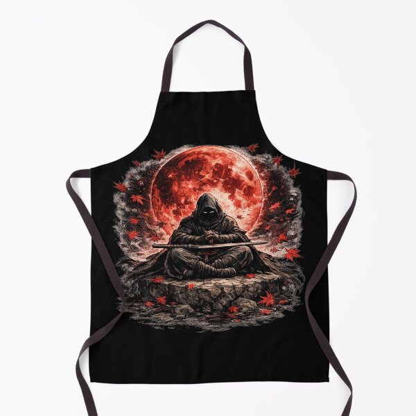 Item preview, Blood Moon Ronin Ninja Samurai Meditation designed and sold by MagicMakerPh⭐⭐⭐⭐⭐.
