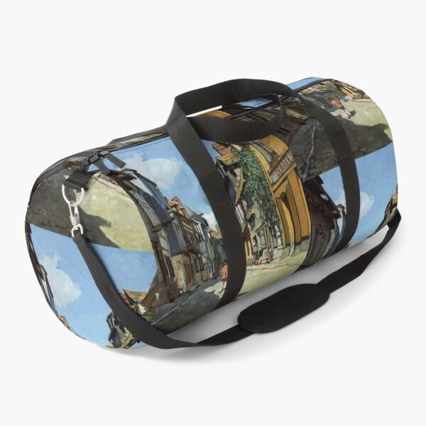 Item preview, Old French Village Street in Sunlight designed and sold by artofuniverse.