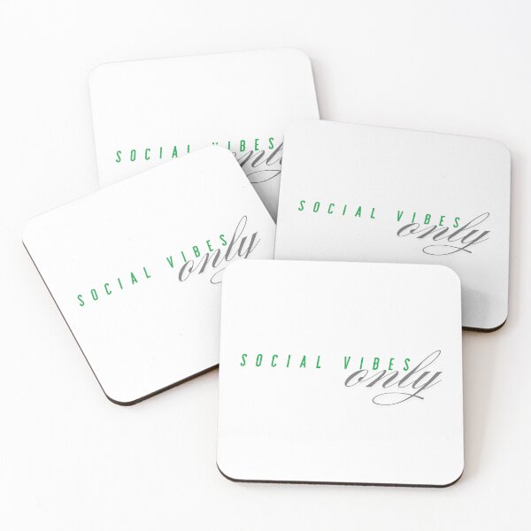 Item preview, Social vibes only designed and sold by ArtistTejal.