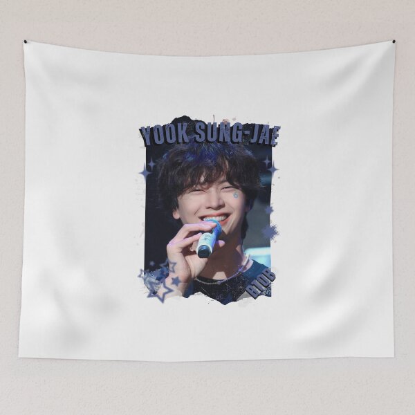 Item preview, BTOB Yook Sung-jae K-pop Collage Design Kpop Boy Group designed and sold by AJUNICE STUDIO.