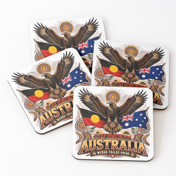 Item preview, Spirit of the Land – Aboriginal-Inspired Australia Map Design designed and sold by Holiday-Hunter.
