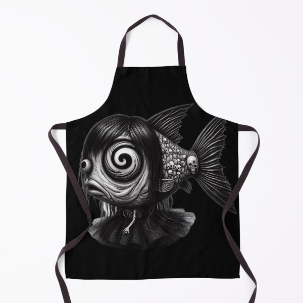 Item preview, Siren of Uzumaki Spiral Eye Fish Goth with Skull Scales designed and sold by LujziWorld.