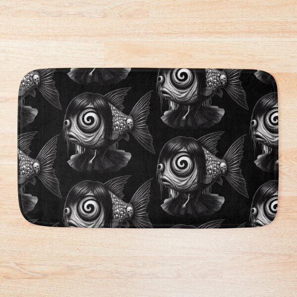 Item preview, Siren of Uzumaki Spiral Eye Fish Goth with Skull Scales designed and sold by LujziWorld.
