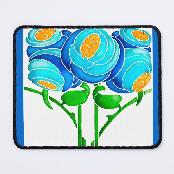 Item preview, Vintage Art Nouveau tile : blooms designed and sold by ImageMagic2024.