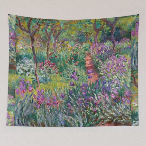 Item preview, Iris Garden at Giverny in Bloom designed and sold by artofuniverse.