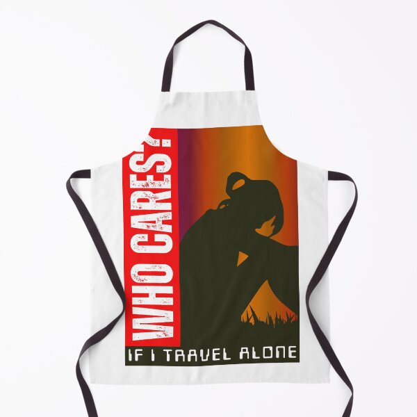 Item preview, If I Travel Alone, Who Cares? | Funny Solo Travel Vintage Adventure designed and sold by MagnetStyle.