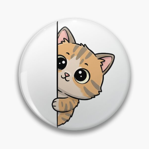 Item preview, Cute Peeking Tabby Cat designed and sold by MKDSN.