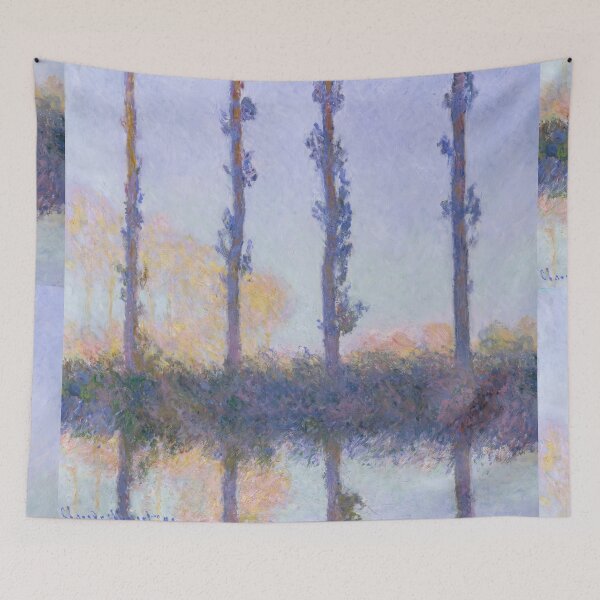 Item preview, Four Poplars Trees in Autumn Light designed and sold by artofuniverse.