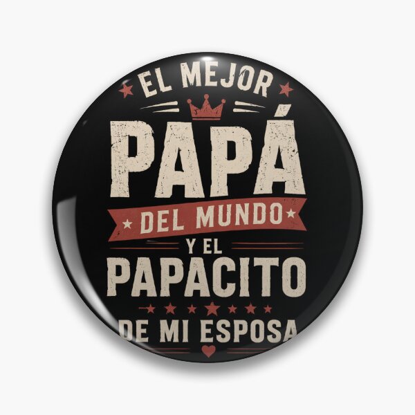 Item preview, El Mejor Papa Del Mundo Y El Papacito De Mi Esposa Spanish Art designed and sold by VGAfanatic.