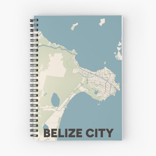 Item preview, Belize City Map designed and sold by MapsNerd.