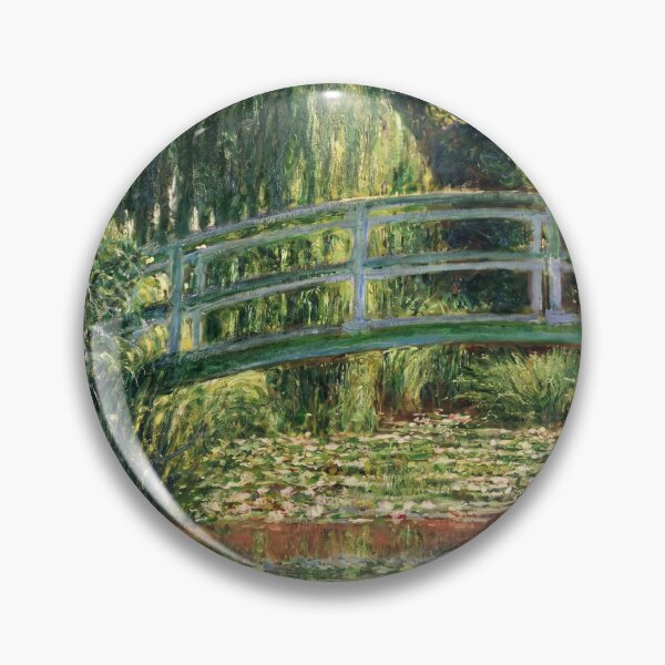 Item preview, Japanese Bridge Over Water Lily Pond designed and sold by artofuniverse.