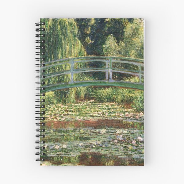 Item preview, Japanese Bridge Over Water Lily Pond designed and sold by artofuniverse.