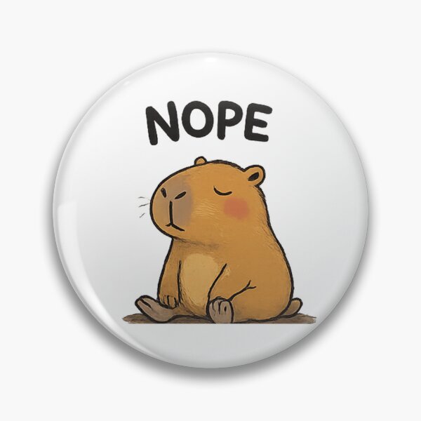 Item preview,  Nope Capybara Running Away - Anti Social Introvert T-Shirt designed and sold by Arties4Bread⭐⭐⭐⭐⭐.