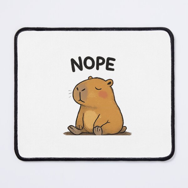 Item preview,  Nope Capybara Running Away - Anti Social Introvert T-Shirt designed and sold by Arties4Bread⭐⭐⭐⭐⭐.