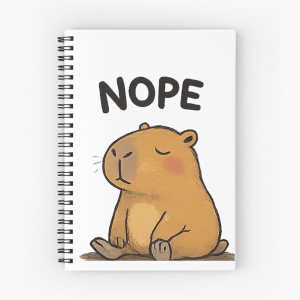 Item preview,  Nope Capybara Running Away - Anti Social Introvert T-Shirt designed and sold by Arties4Bread⭐⭐⭐⭐⭐.