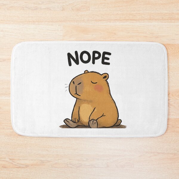 Item preview,  Nope Capybara Running Away - Anti Social Introvert T-Shirt designed and sold by Arties4Bread⭐⭐⭐⭐⭐.