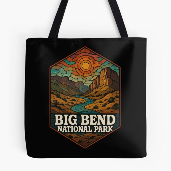 Item preview, Big Bend National Park Texas Stained Glass Art designed and sold by TomFrontierArt.