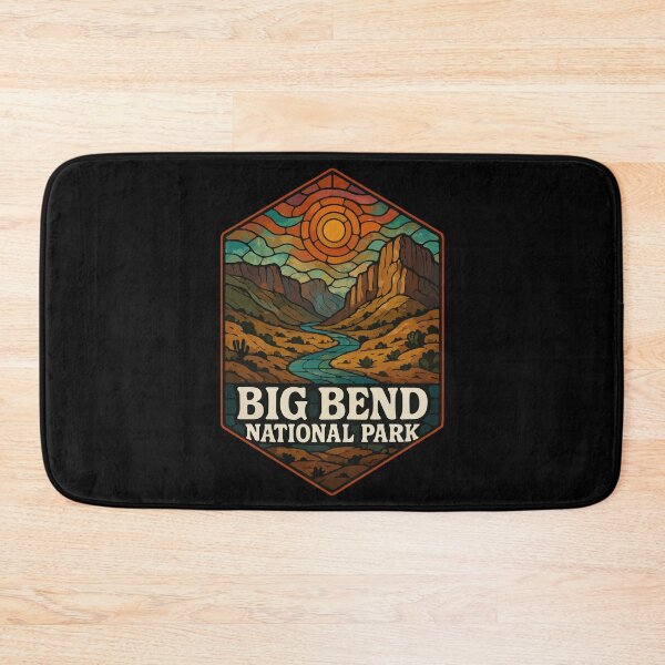 Item preview, Big Bend National Park Texas Stained Glass Art designed and sold by TomFrontierArt.