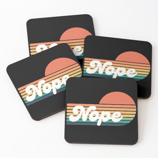 Item preview, Nope retro sunrise sunset funny contrast designed and sold by glowvim.
