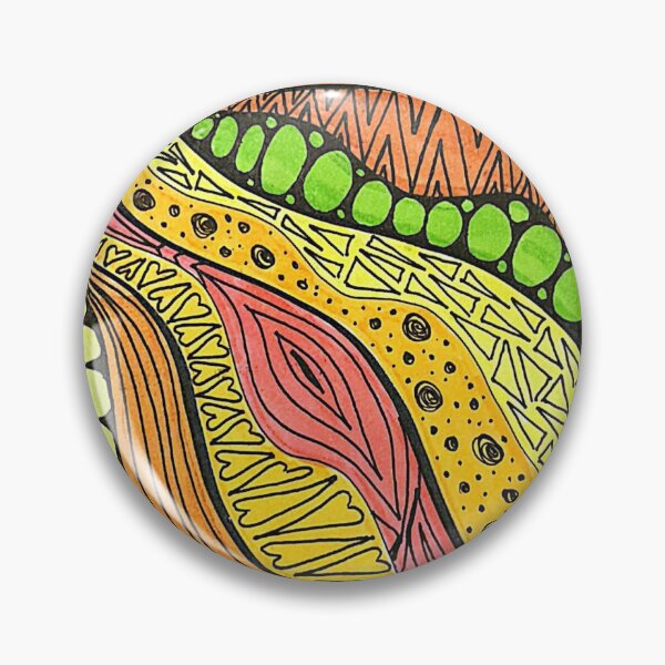 Item preview, Organic Flow – Abstract Warm Color Doodle designed and sold by BeArtly.