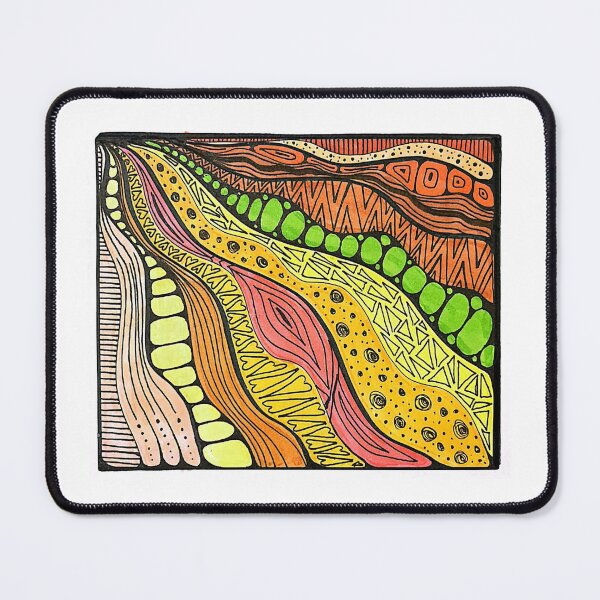 Item preview, Organic Flow – Abstract Warm Color Doodle designed and sold by BeArtly.