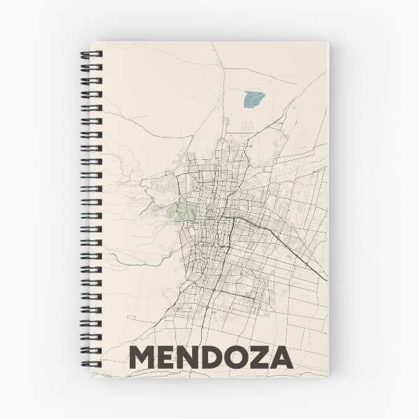 Item preview, Mendoza Map designed and sold by MapsNerd.