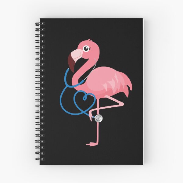 Item preview, Cute flamingo with stethoscope in pediatrics designed and sold by jodirm.